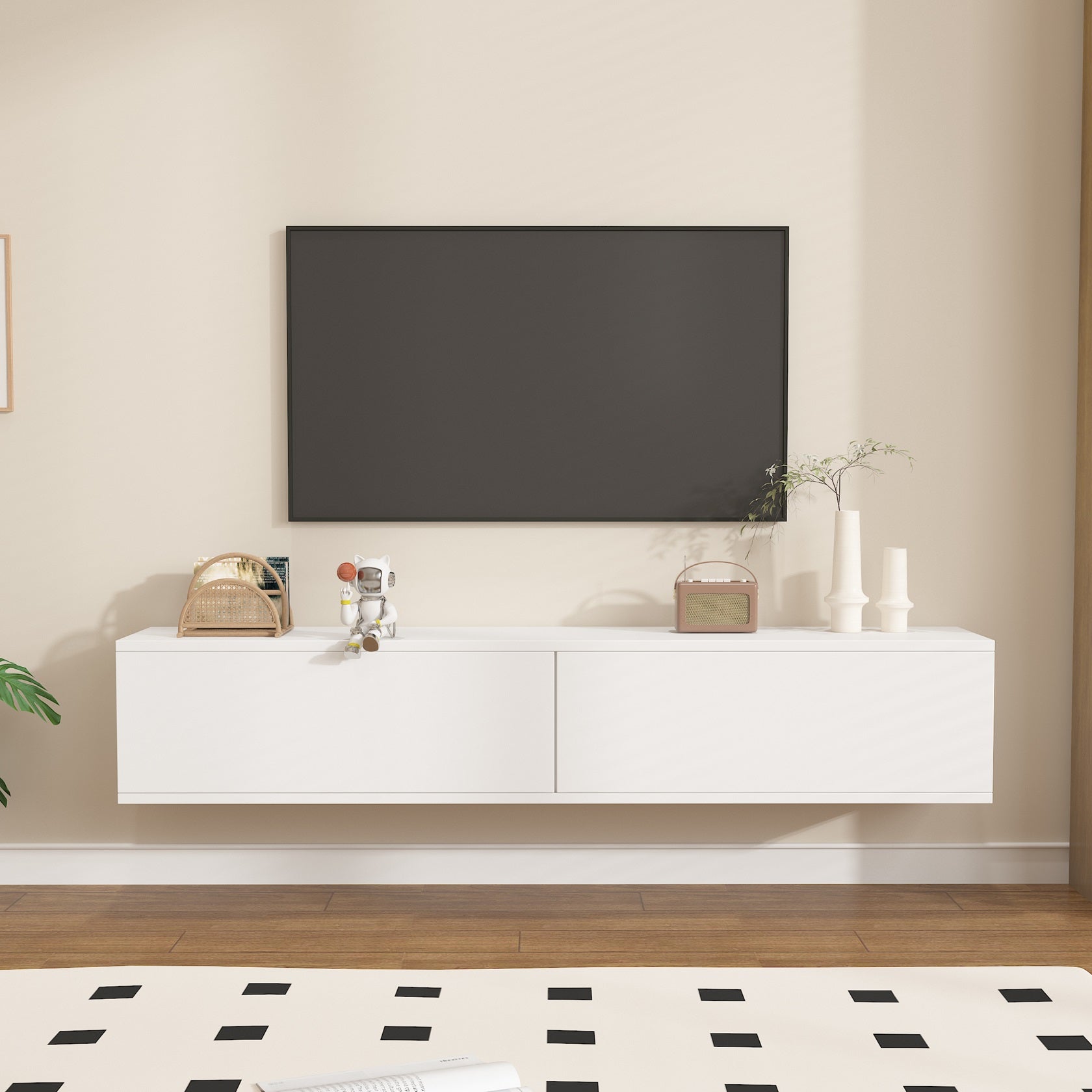 מזנון צף תלוי על הקיר · דגם LIVO DUO