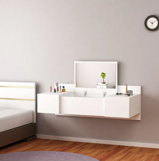 שידת איפור צפה תלויה על הקיר  · דגם FLOAT