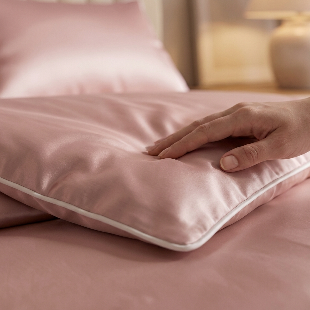 סט מצעי כותנה מצרית סאטן 500 פודרה