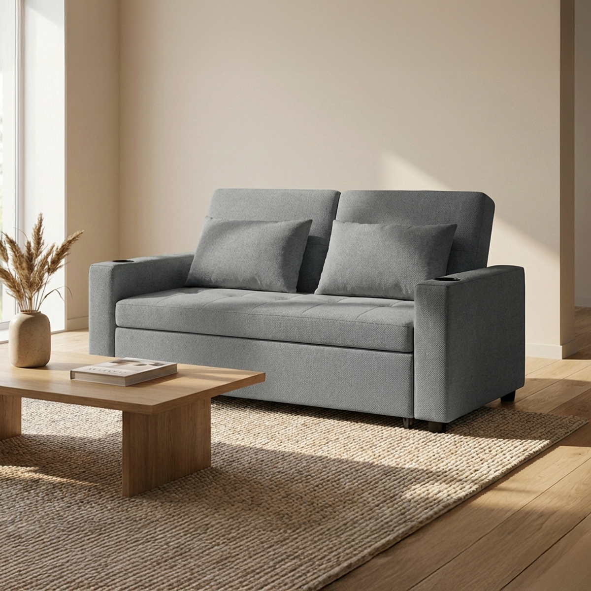 ספה נפתחת למיטה זוגית דגם נגה