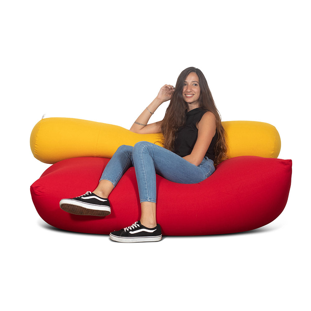 צ'יל פוף גדול (85X130 ס”מ) -אדום