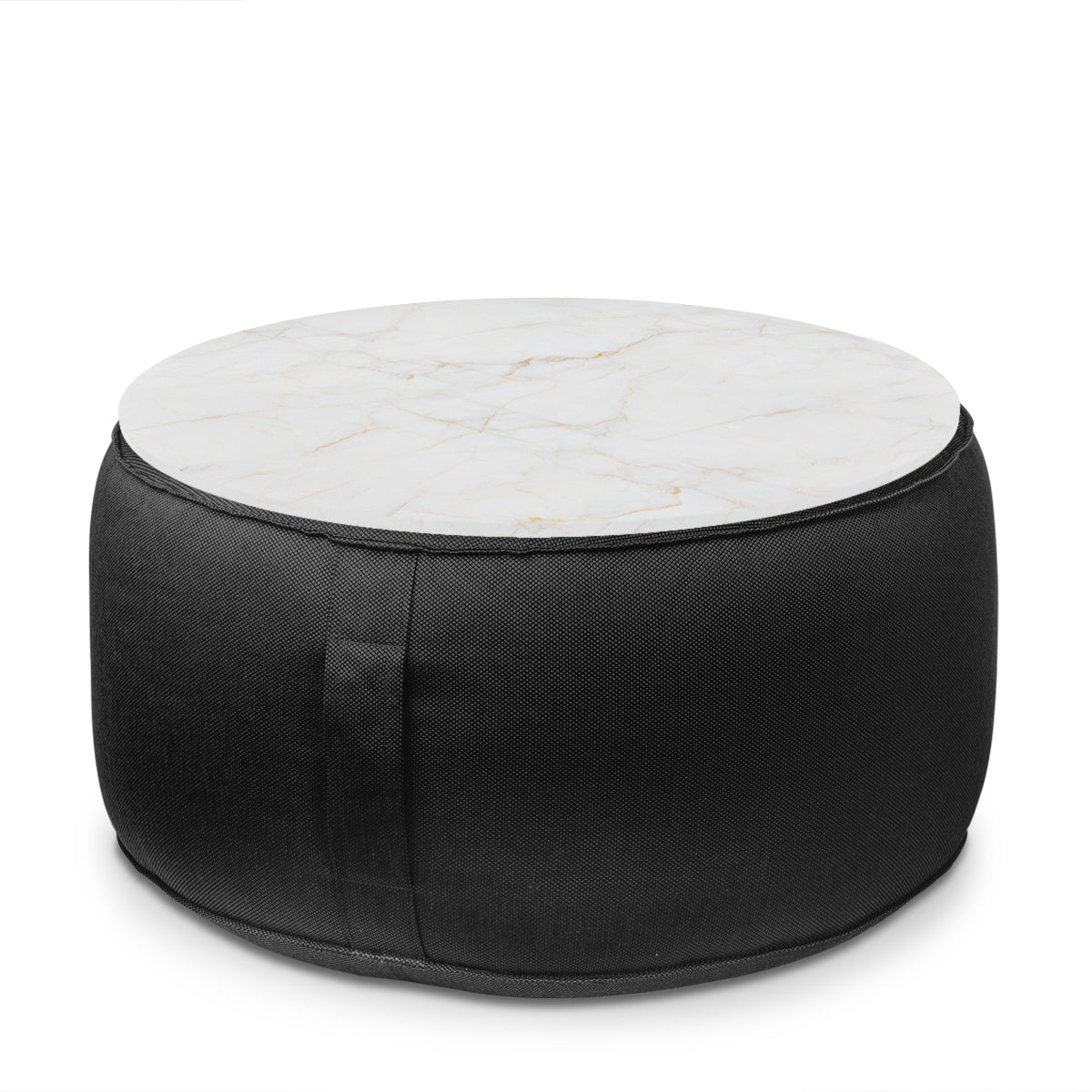 פוף הדום עגול Ø68 מבד חוץ עם מגש לבחירה