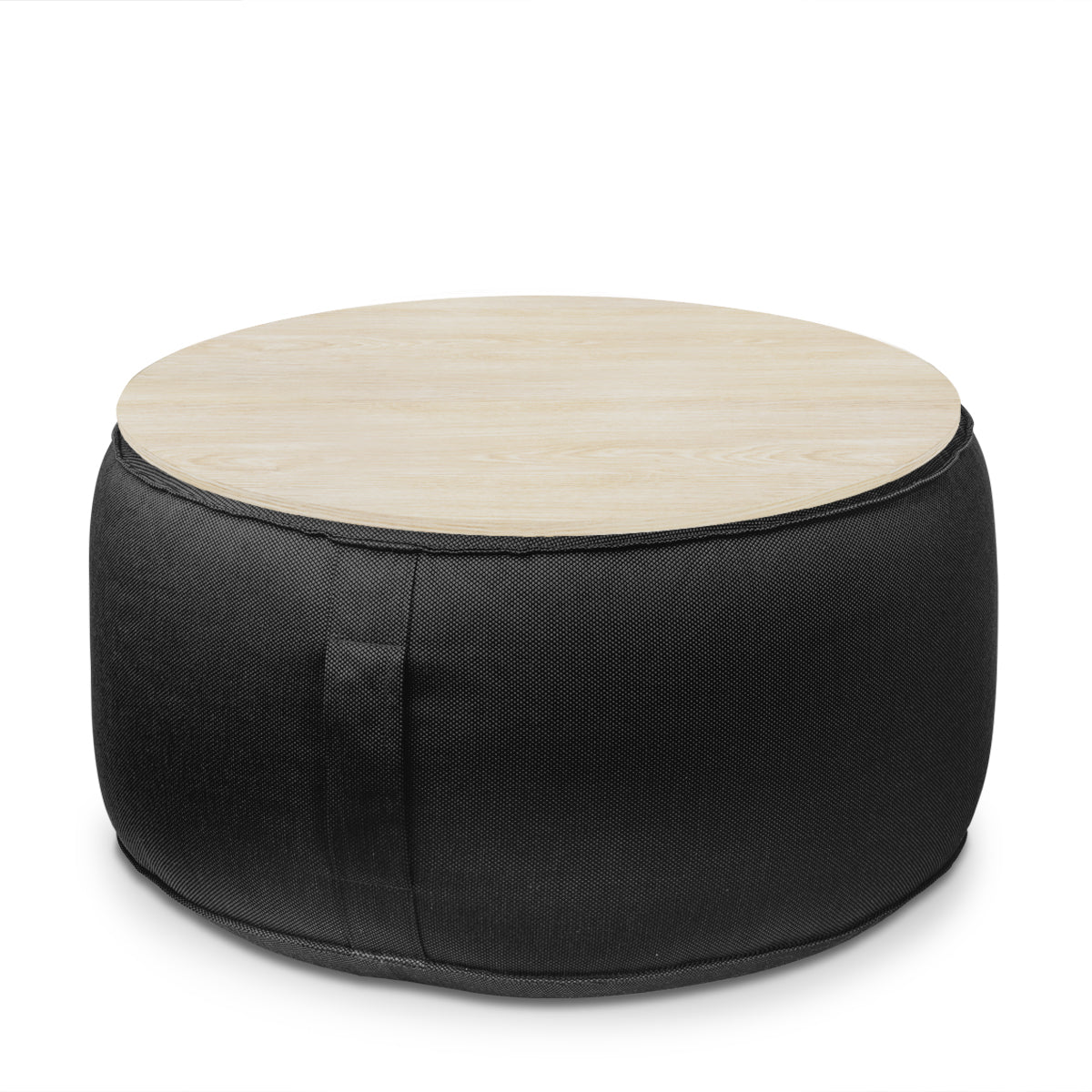 פוף הדום עגול Ø68 מבד חוץ עם מגש לבחירה