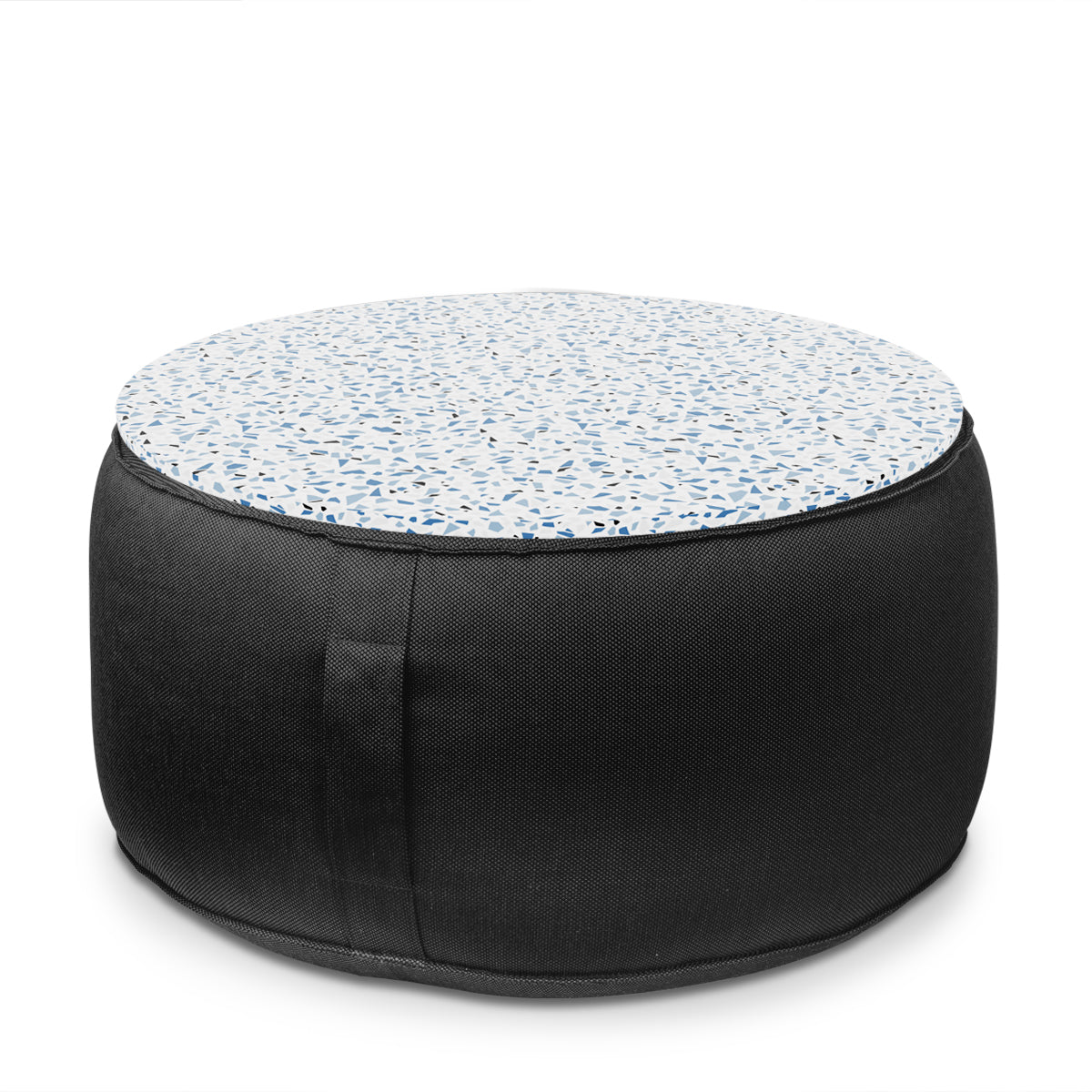 פוף הדום עגול Ø68 מבד חוץ עם מגש לבחירה