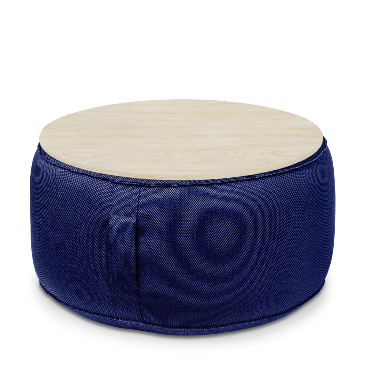 פוף הדום עגול Ø68 מבד חוץ עם מגש לבחירה