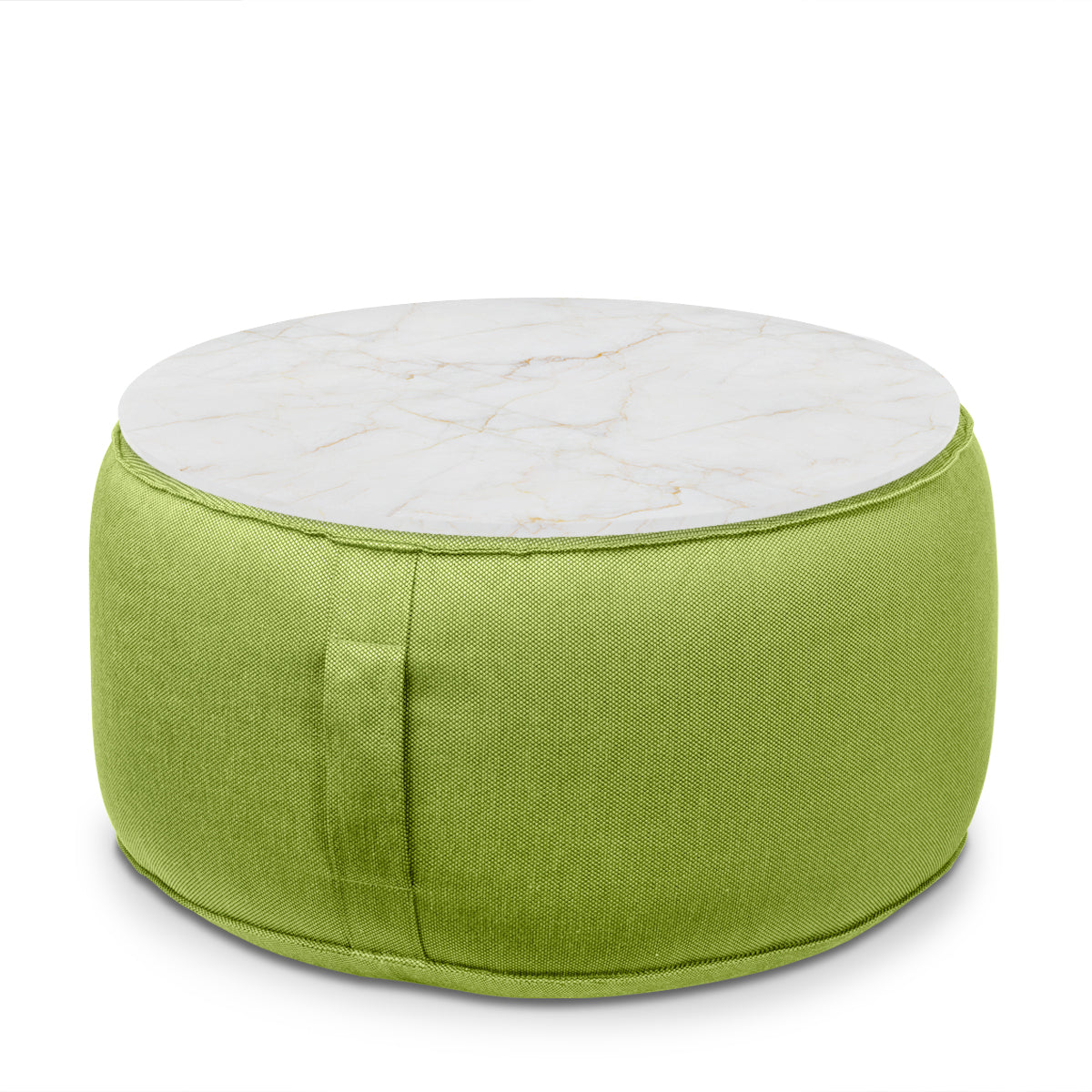 פוף הדום עגול Ø68 מבד חוץ עם מגש לבחירה