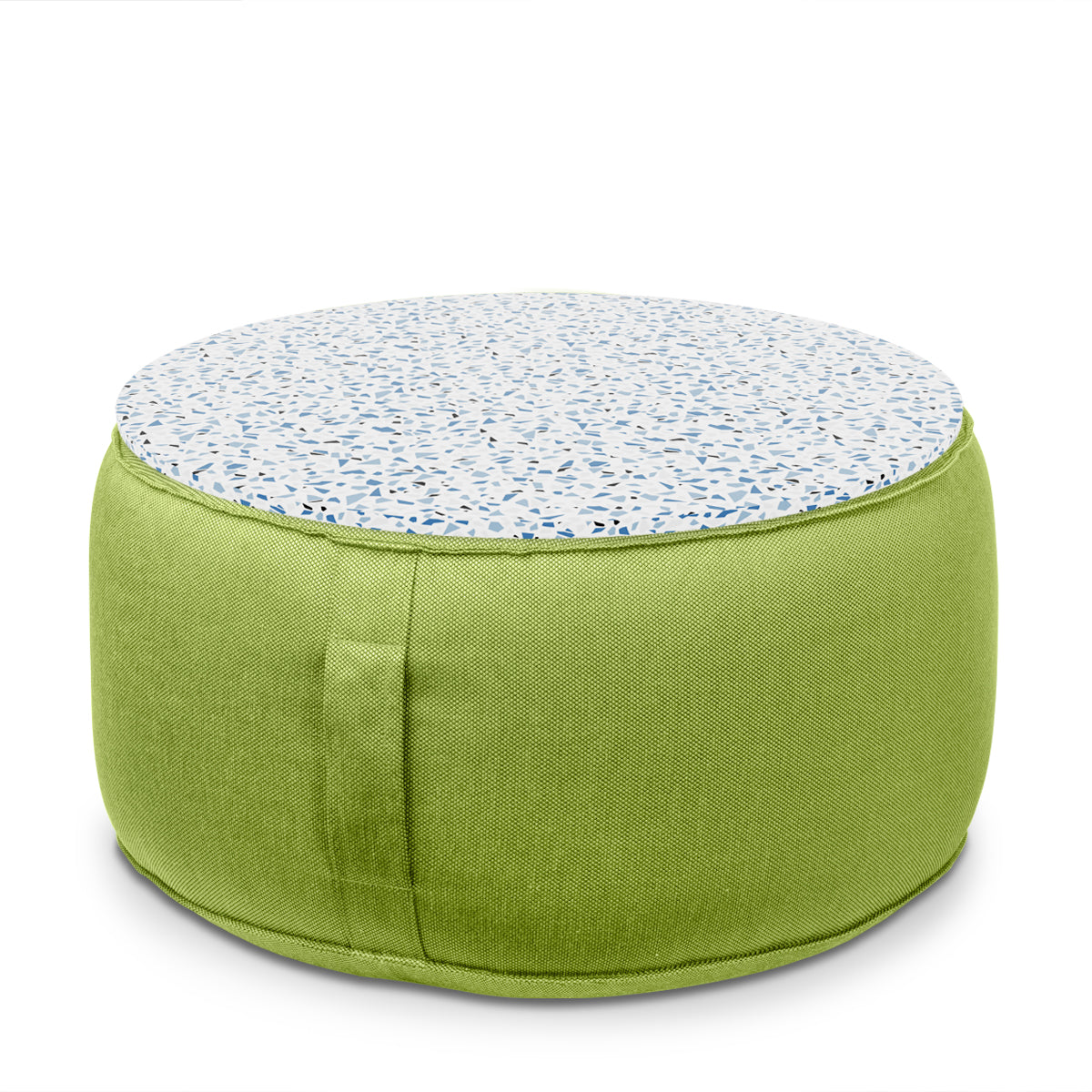 פוף הדום עגול Ø68 מבד חוץ עם מגש לבחירה