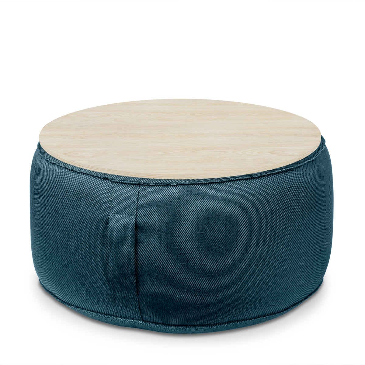 פוף הדום עגול Ø68 מבד חוץ עם מגש לבחירה