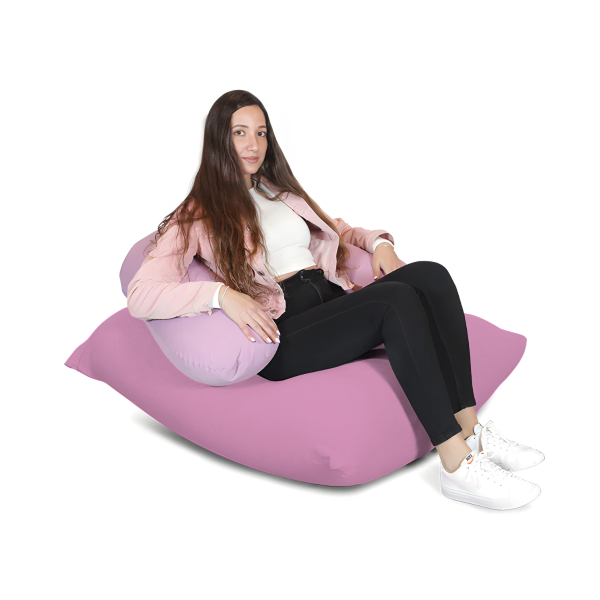 פוף מרובע וכרית הנקה של צ'יל פופים